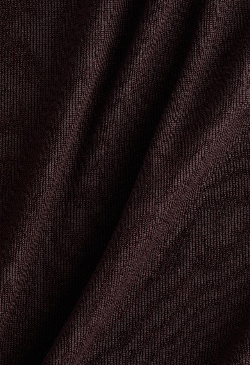 H&M - Off-the-shoulder dress - dark brown