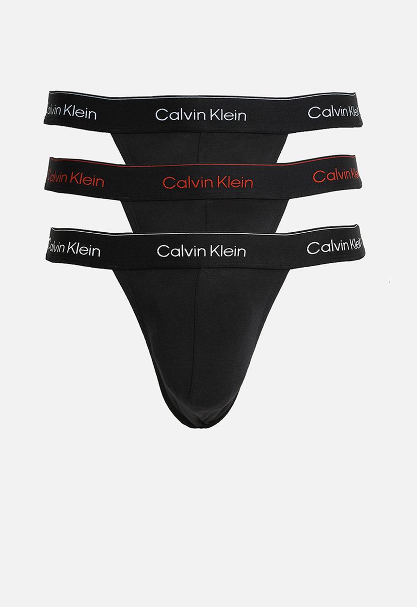 Calvin Klein - Jock Strap 3 Pack - black