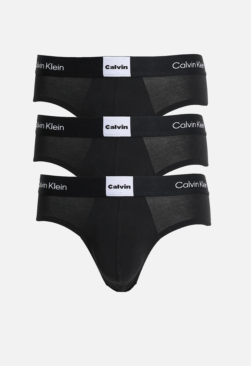 Calvin Klein - Hip Brief 3Pk - Black