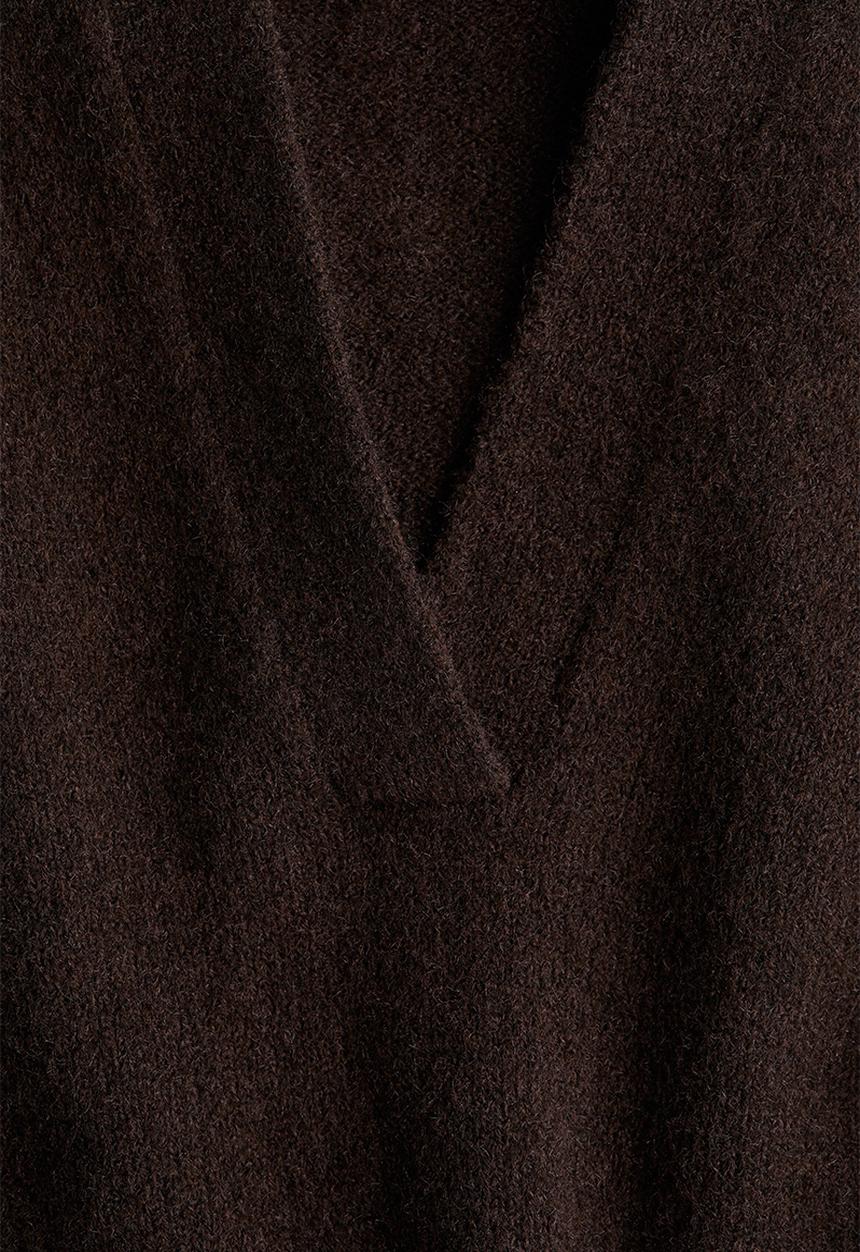 H&M - Collared jumper - dark brown
