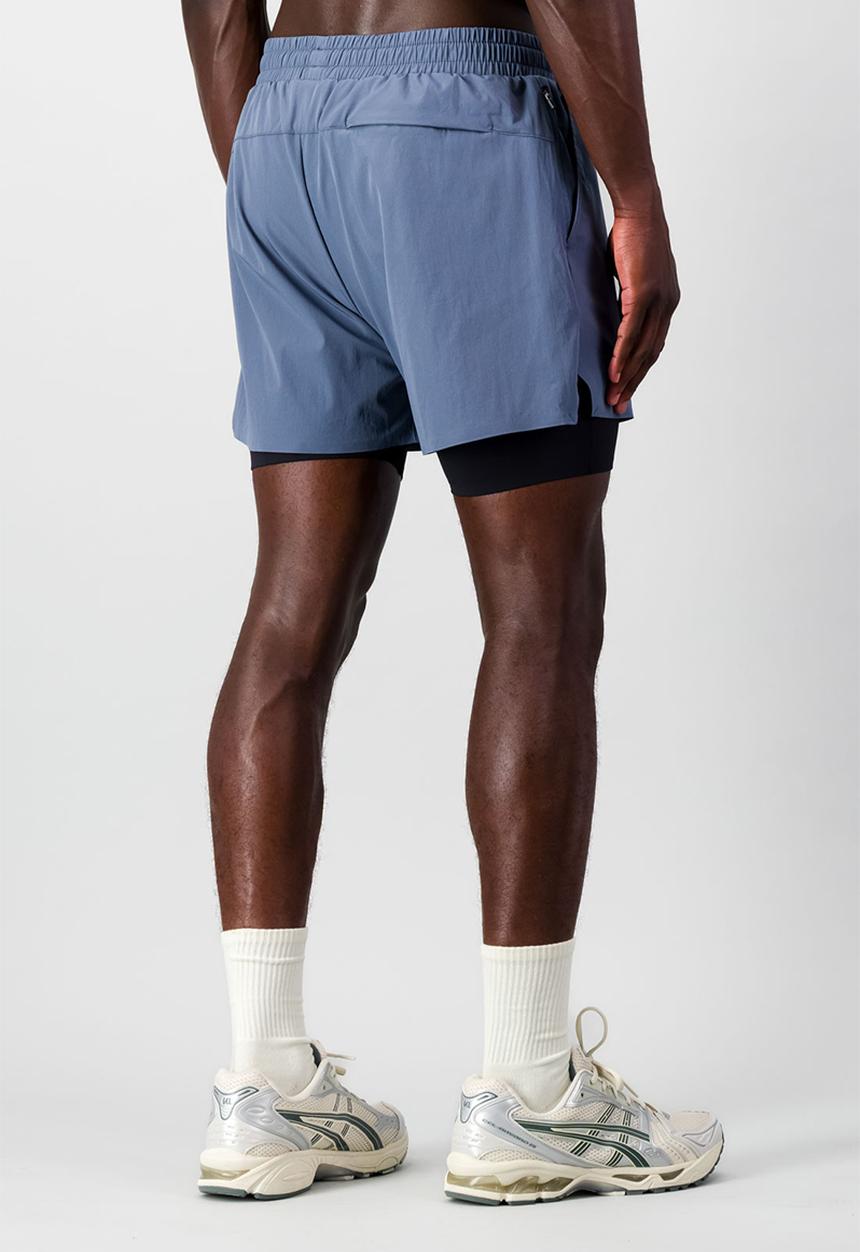 Burnt  - Move 2-in-1 Short - Blue