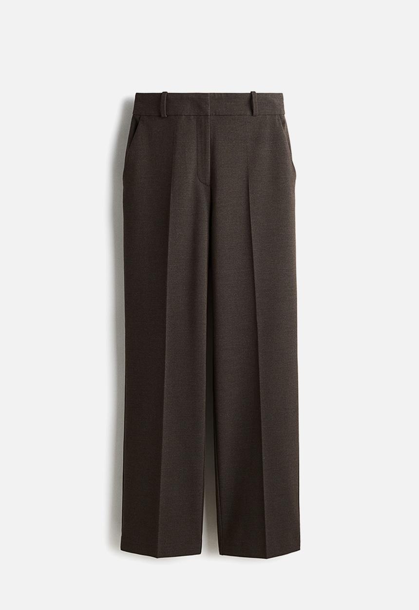 H&M - Tailored trousers - dark brown