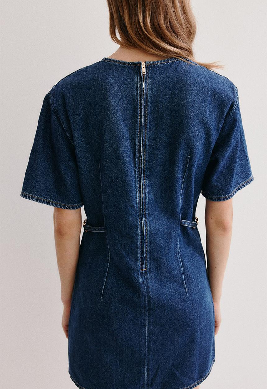 blue bow maternity dress Patiently Waiting