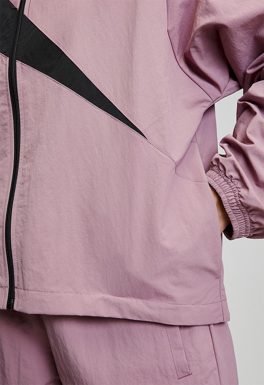 Reebok - Women'S Icon Open Hem Tracktop - Berry Chill/Black