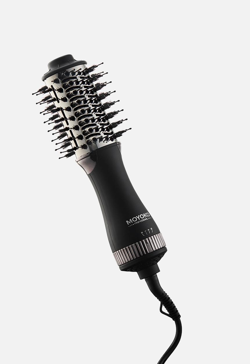 Moyoko Professional - One Step Mini  Hot Air Blowbrush Hair Dryer - Black