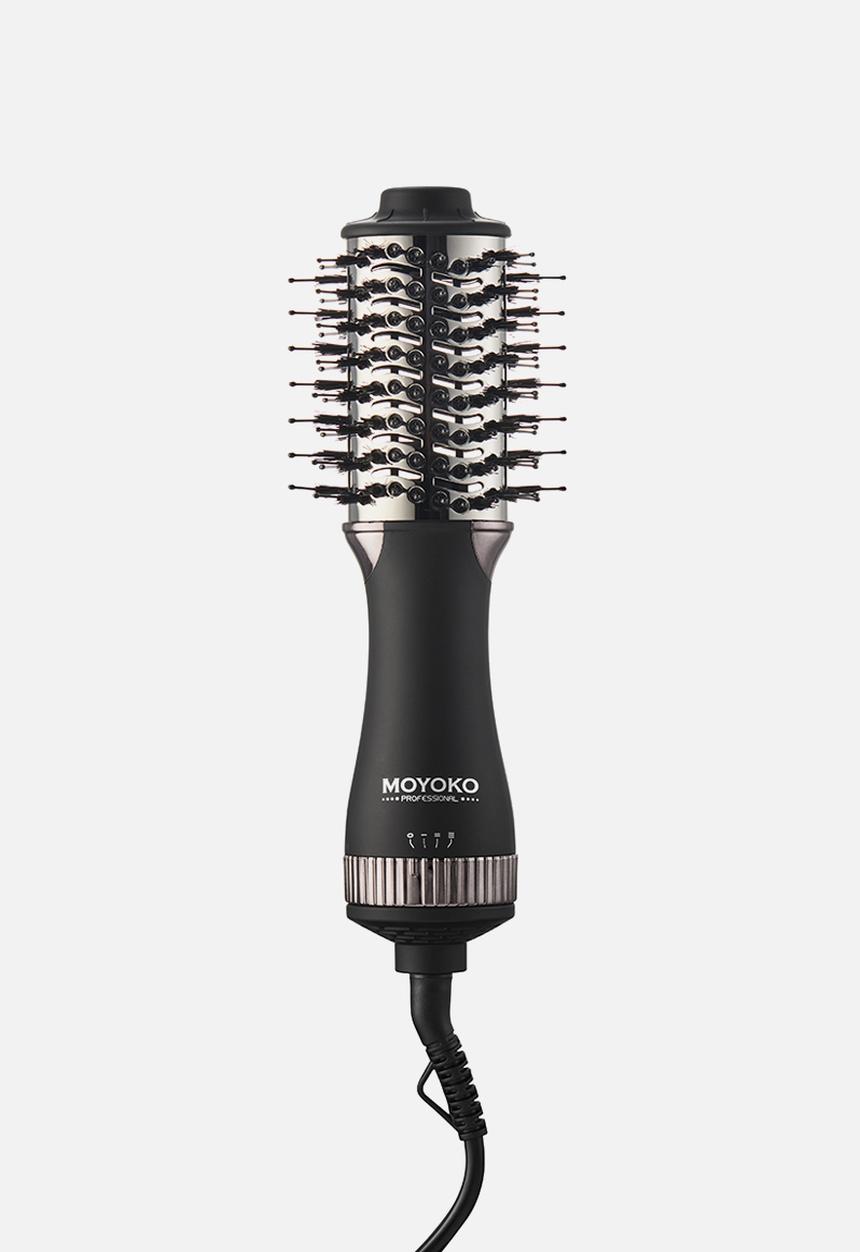 Moyoko Professional - One Step Mini  Hot Air Blowbrush Hair Dryer - Black