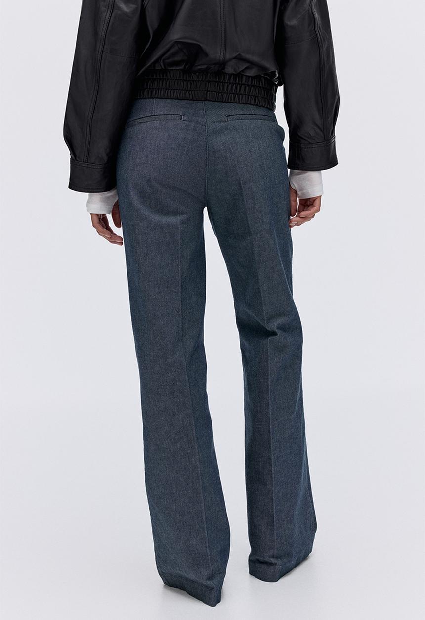 H&M - Flared high jeans - dark denim blue