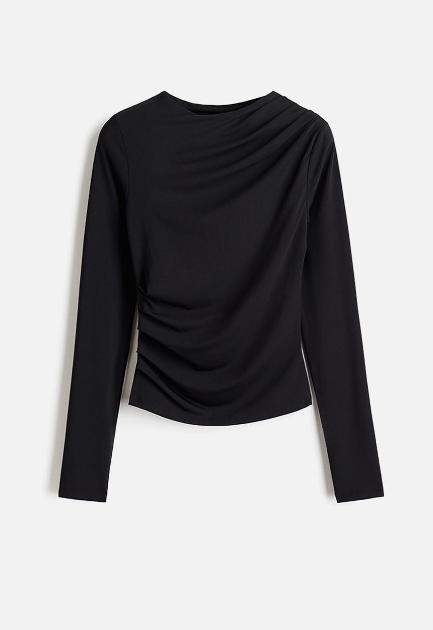 H&M - Draped top - black