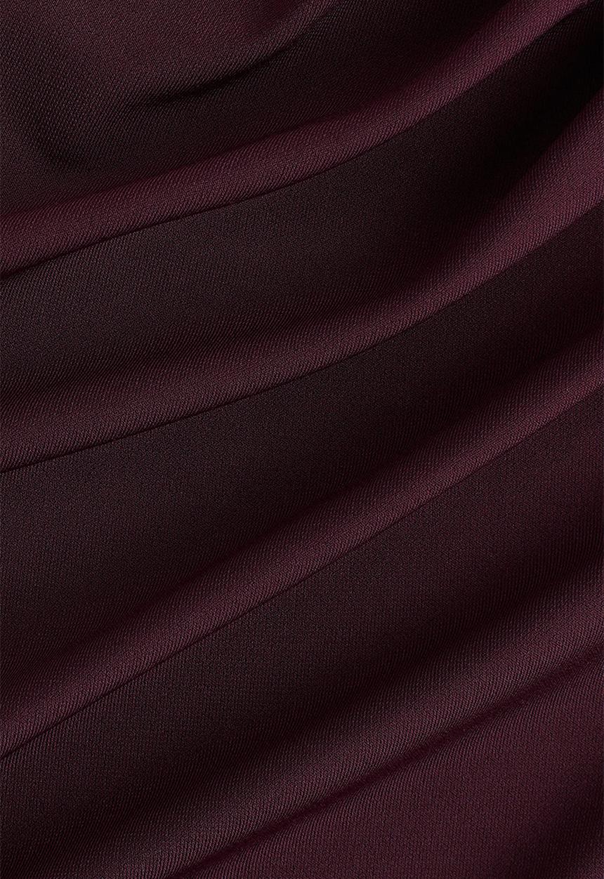 H&M - Draped top - burgundy