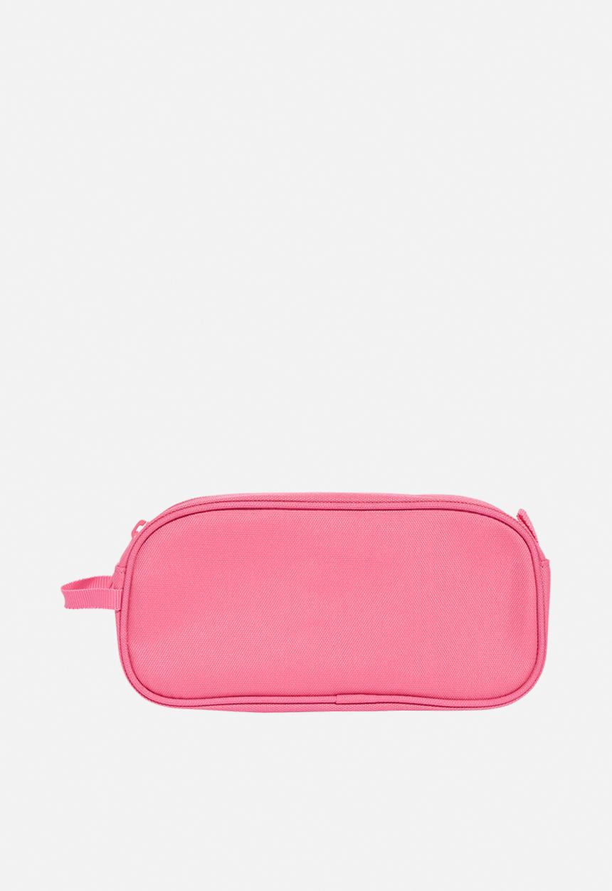 Back-To-School Single Zip Pencil Case - Pink Fusion/White