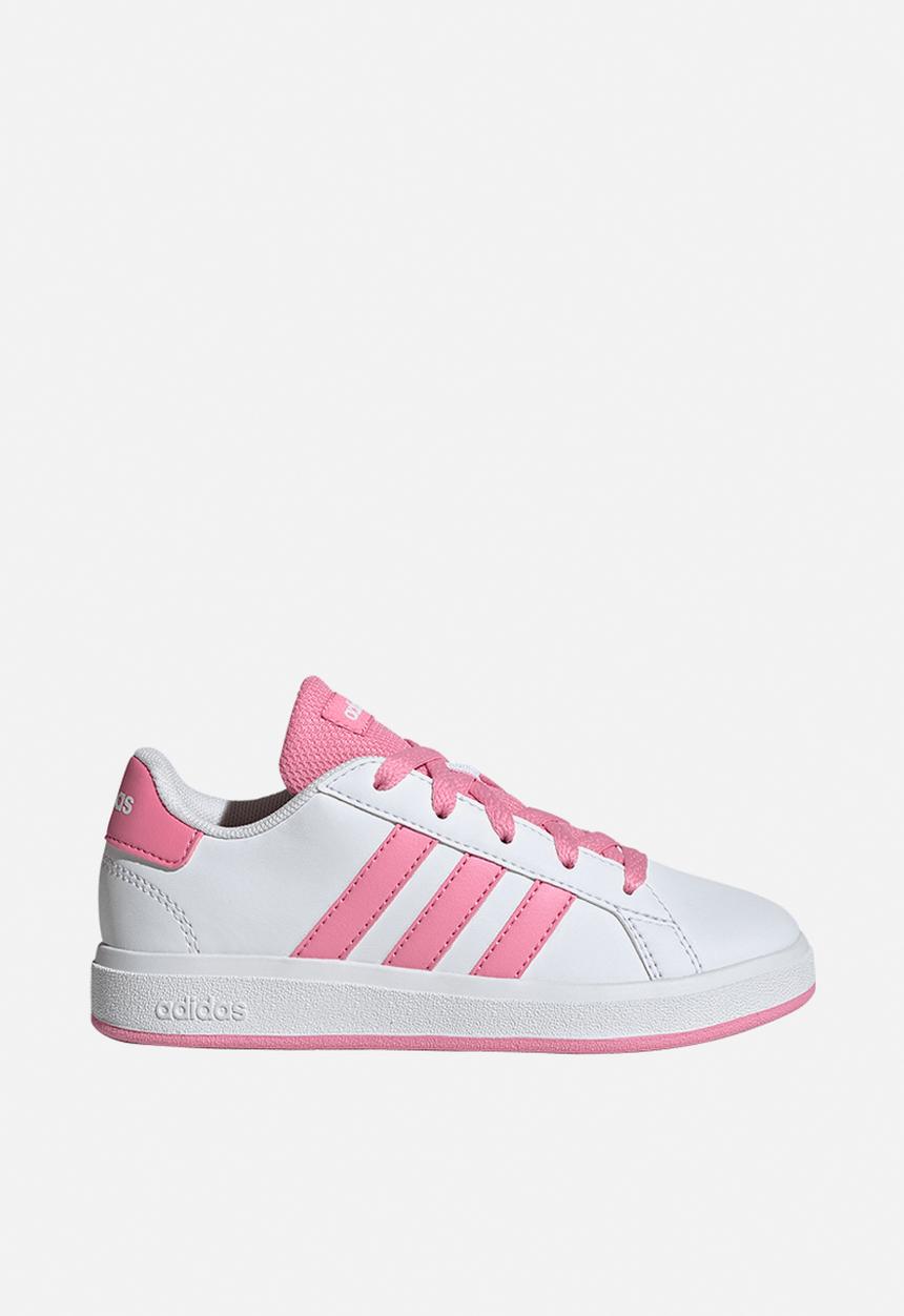 adidas Performance - Grand Court 2.0 K - Cloud White/Bliss Pink/Core Black
