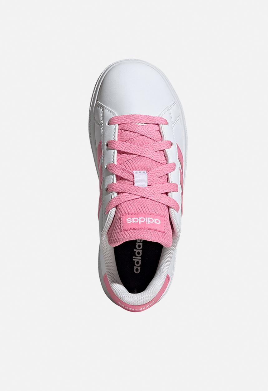 adidas Performance - Grand Court 2.0 K - Cloud White/Bliss Pink/Core Black