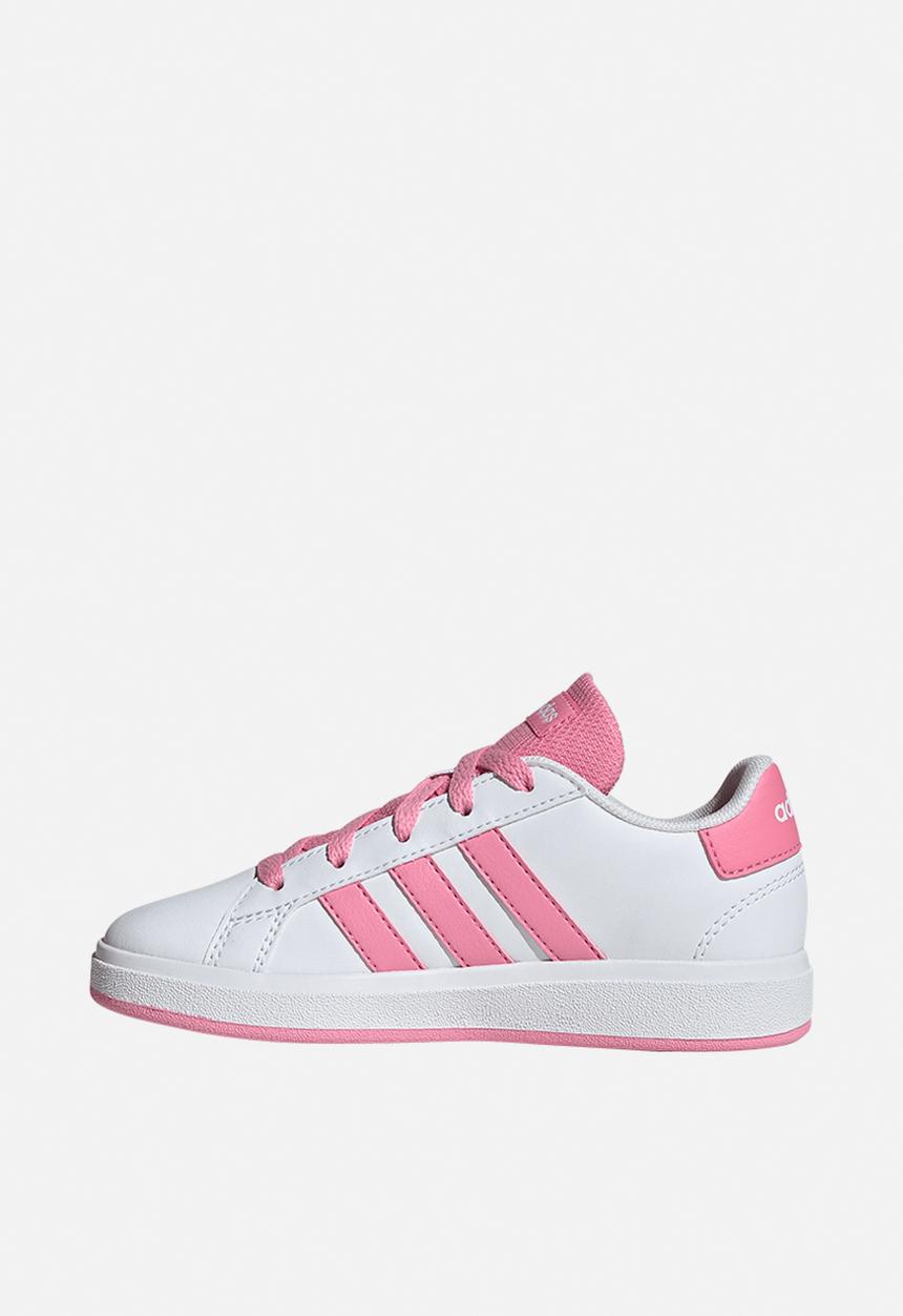 adidas Performance - Grand Court 2.0 K - Cloud White/Bliss Pink/Core Black