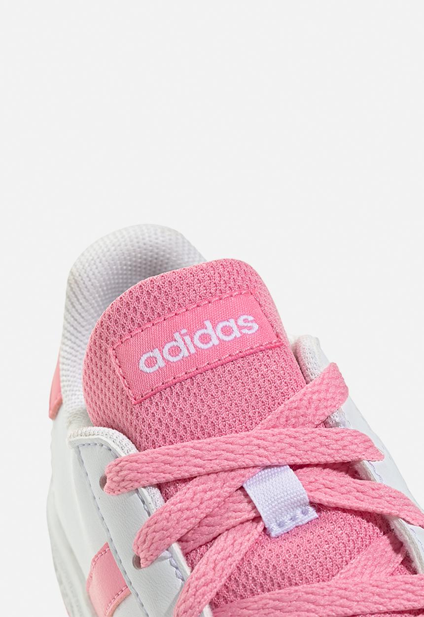 adidas Performance - Grand Court 2.0 K - Cloud White/Bliss Pink/Core Black