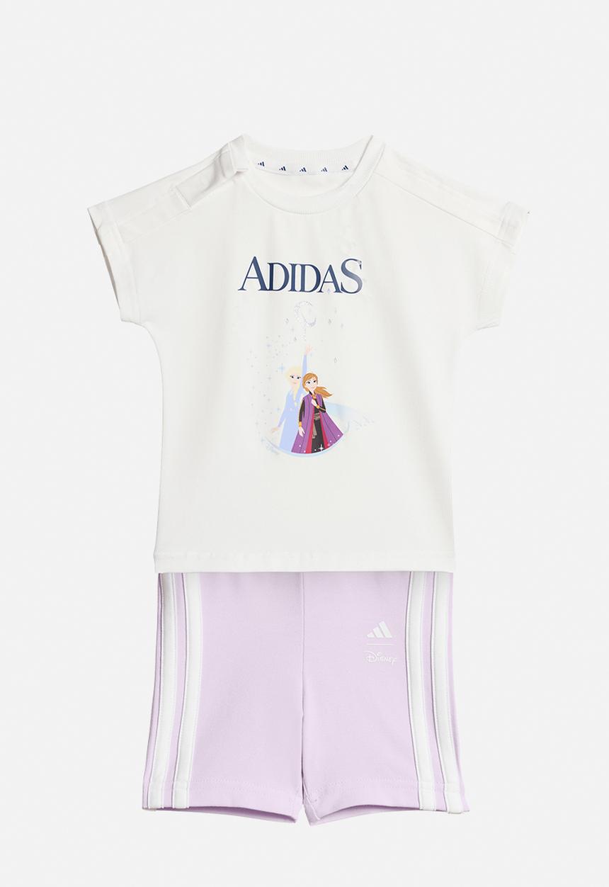 adidas Performance - Disney Frozen T-shirt Set - White/Dark Blue