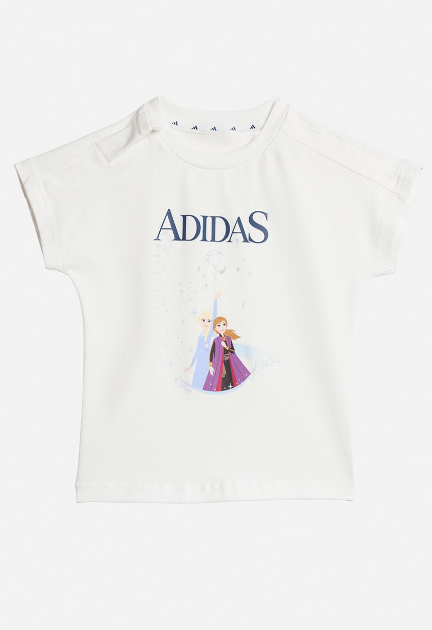 adidas Performance - Disney Frozen T-shirt Set - White/Dark Blue