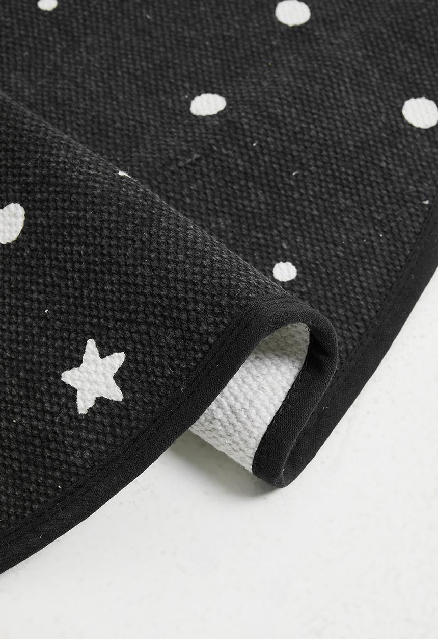 H&S - Round Cotton Bear 120cm - Black