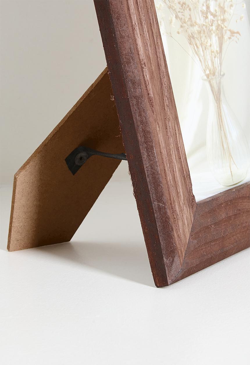 H&S - Rustic Mango Wood Frame Style 3 - Walnut