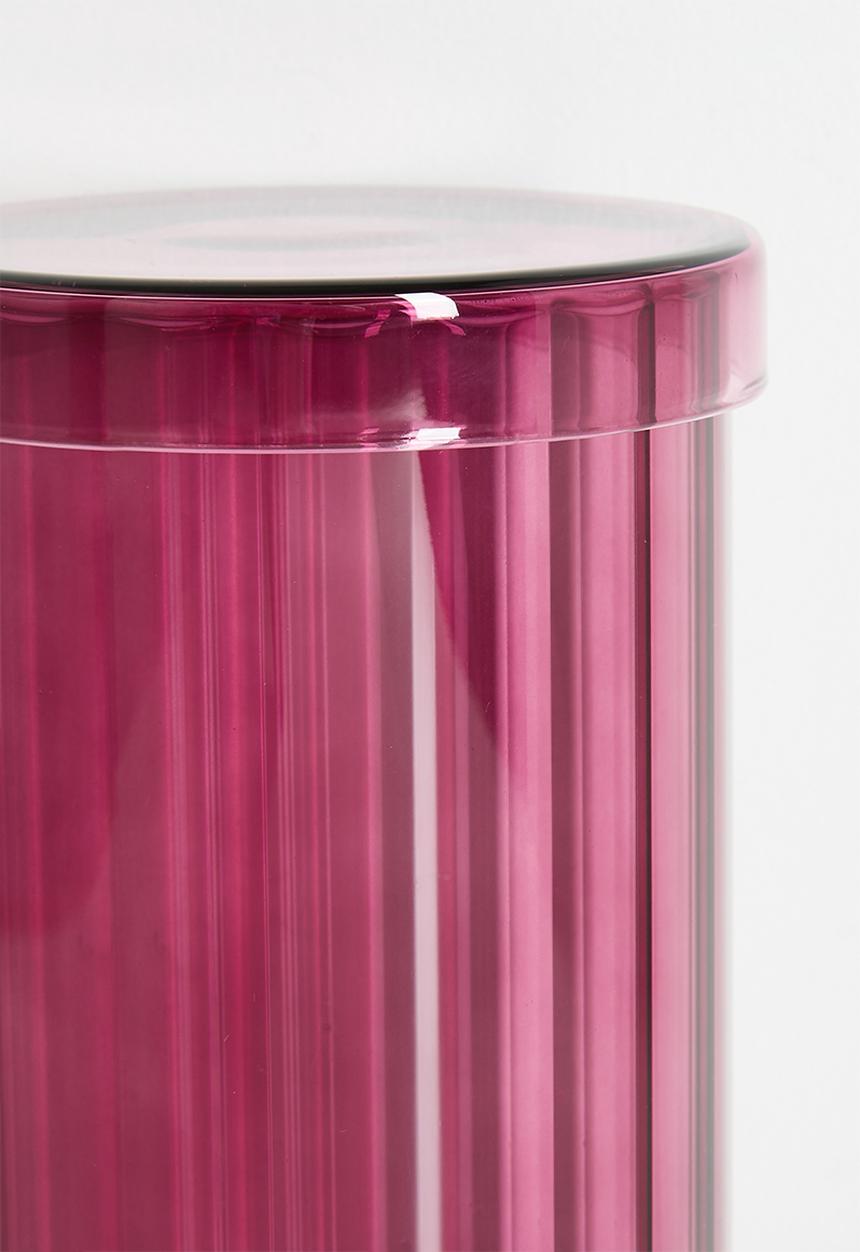Bathroom Solutions - Regal Glass Store Jar & Lid Large - Aubergine