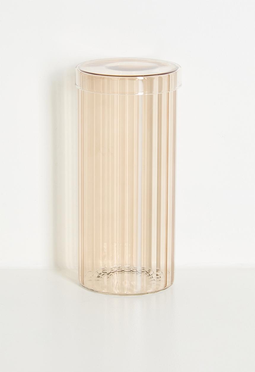 Bathroom Solutions - Regal Glass Store Jar & Lid Large - neutral
