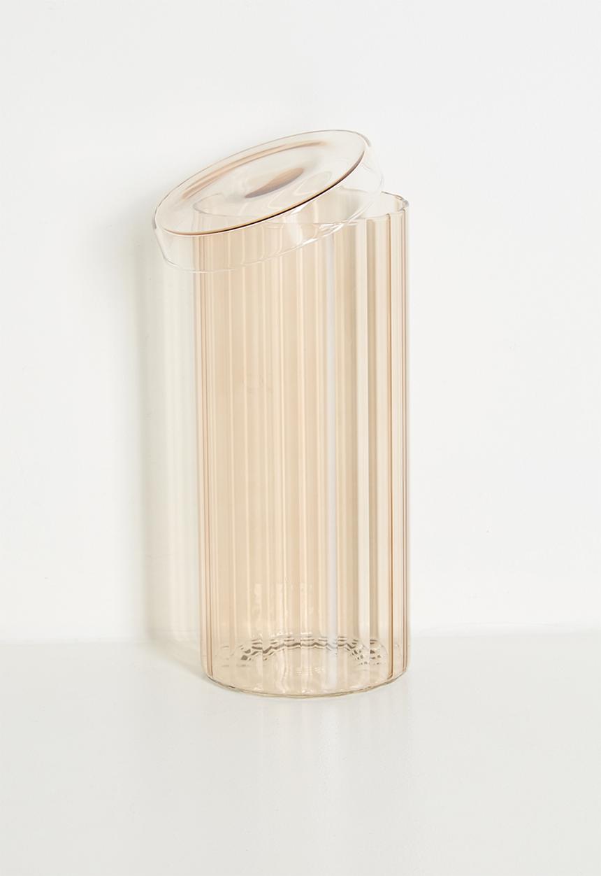 Bathroom Solutions - Regal Glass Store Jar & Lid Large - neutral