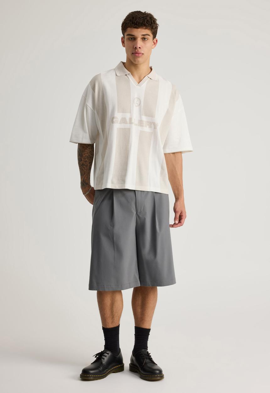 Factorie - Open Gallery Cropped Sports Jersey - Og Cloud/Pumice Gallery City