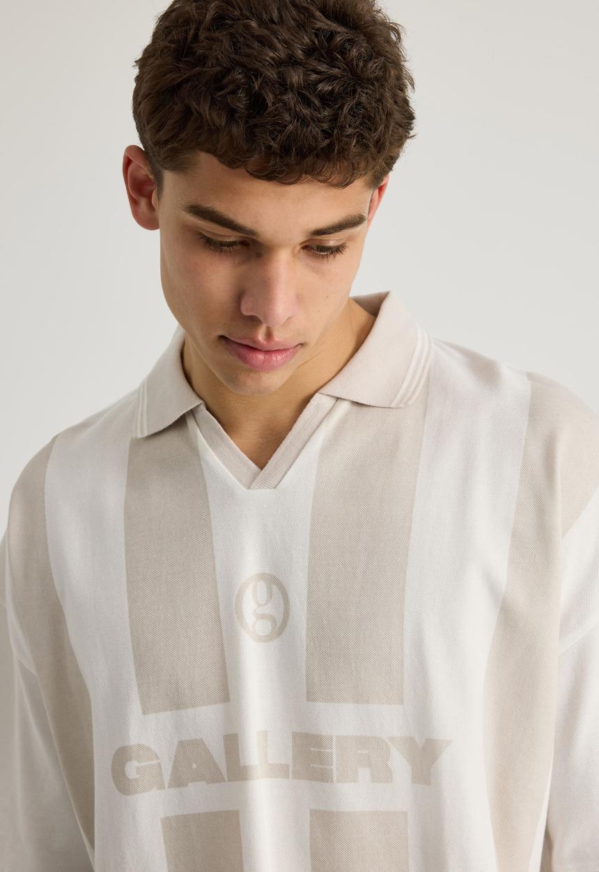 Factorie - Open Gallery Cropped Sports Jersey - Og Cloud/Pumice Gallery City