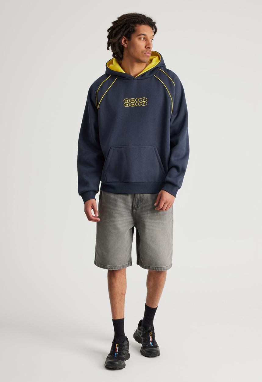 Factorie - Half Half Hoodie - Hh Seal/Riotous