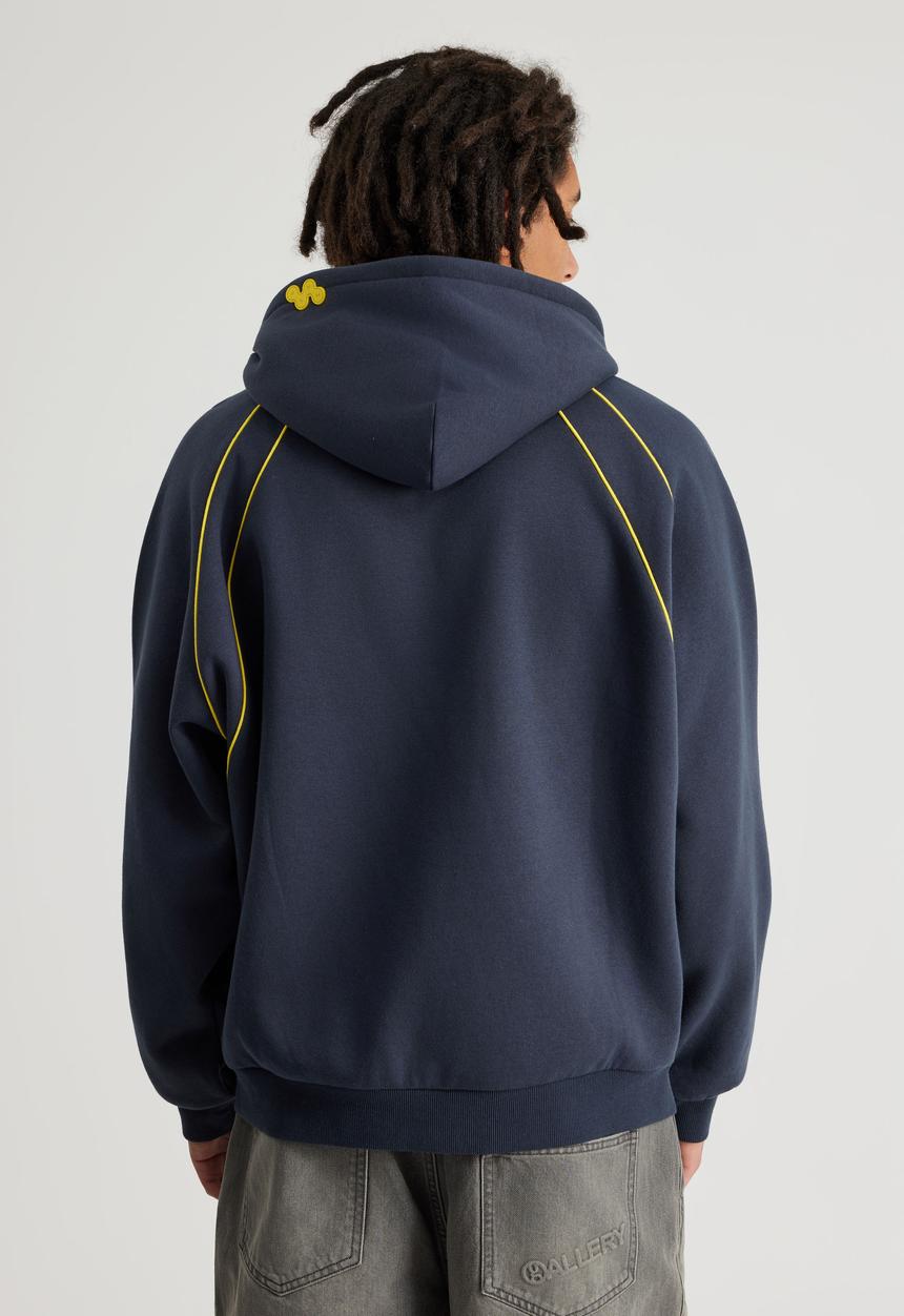 Factorie - Half Half Hoodie - Hh Seal/Riotous
