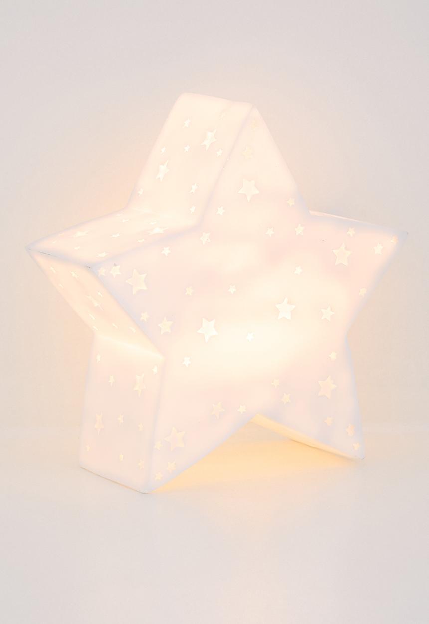 H&S - Star LED night light - white