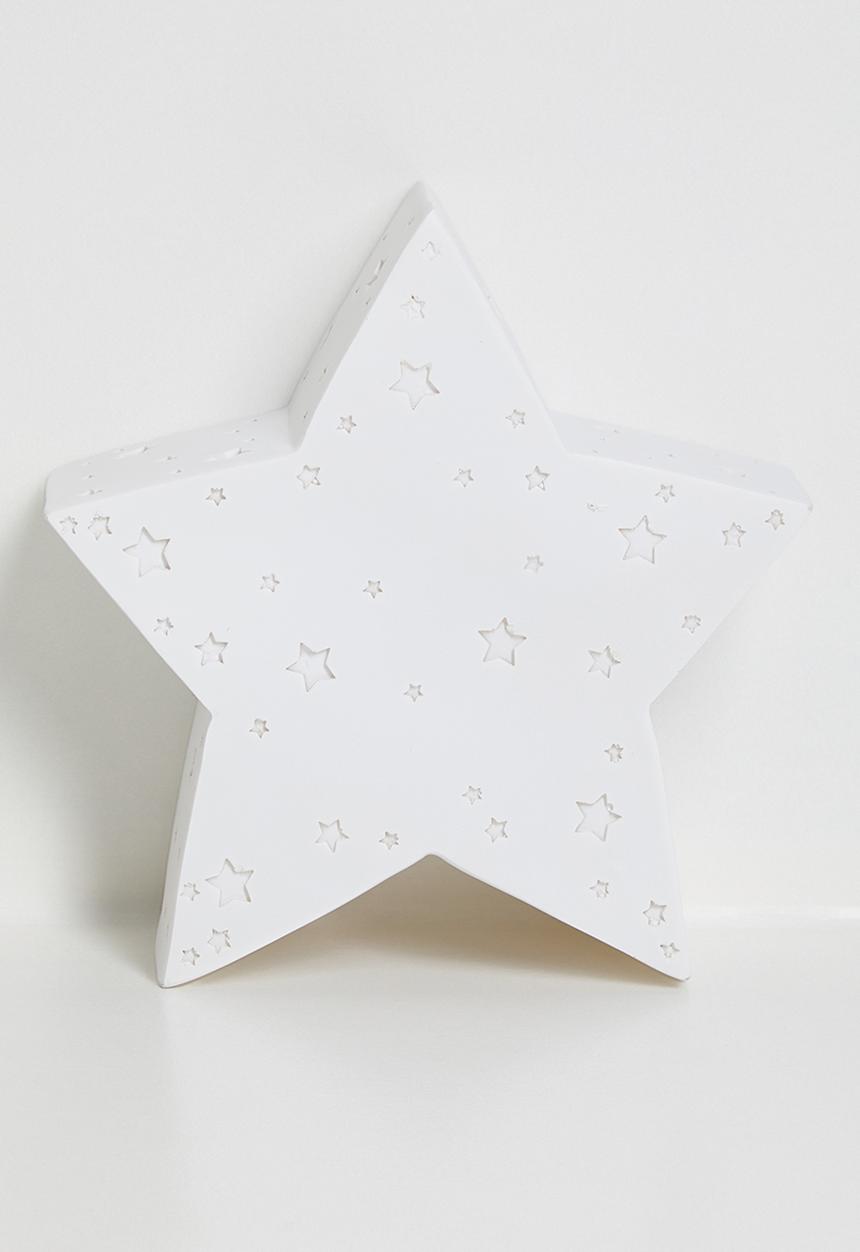 H&S - Star LED night light - white