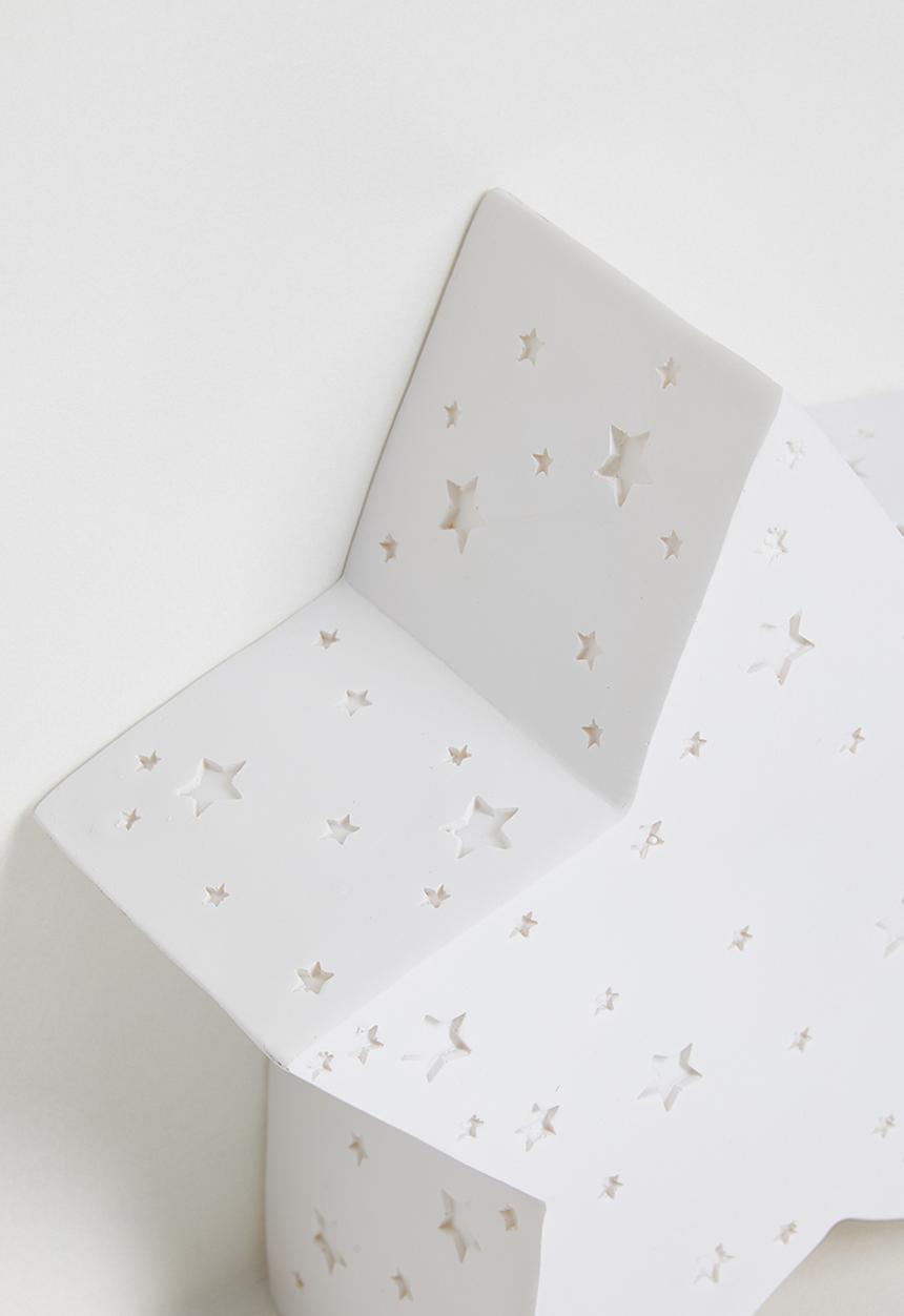 H&S - Star LED night light - white