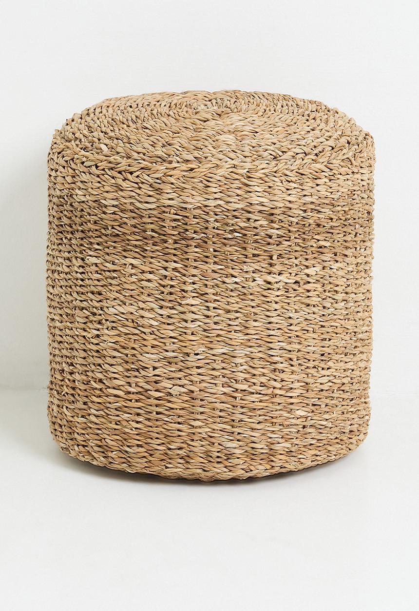 H&S - Willow Rest Pouf - Natural