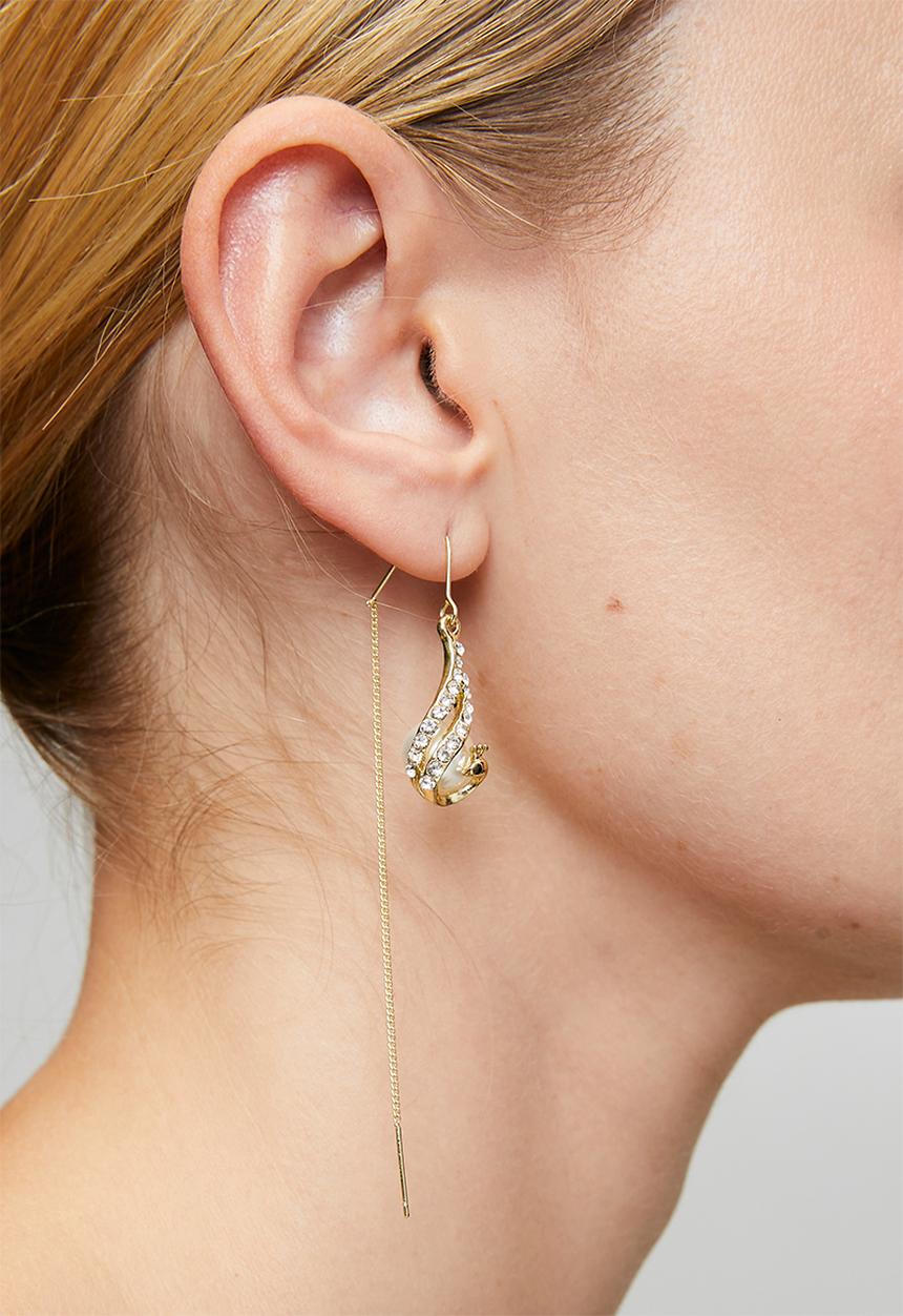 Tessa Design - Davina Pearl Tassle Earring - Gold