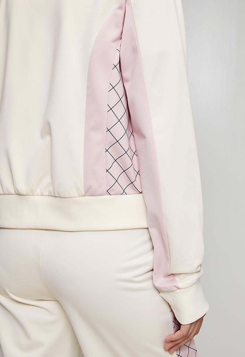 FILA - Keshia Jacket - Antique White & Pale Lilac