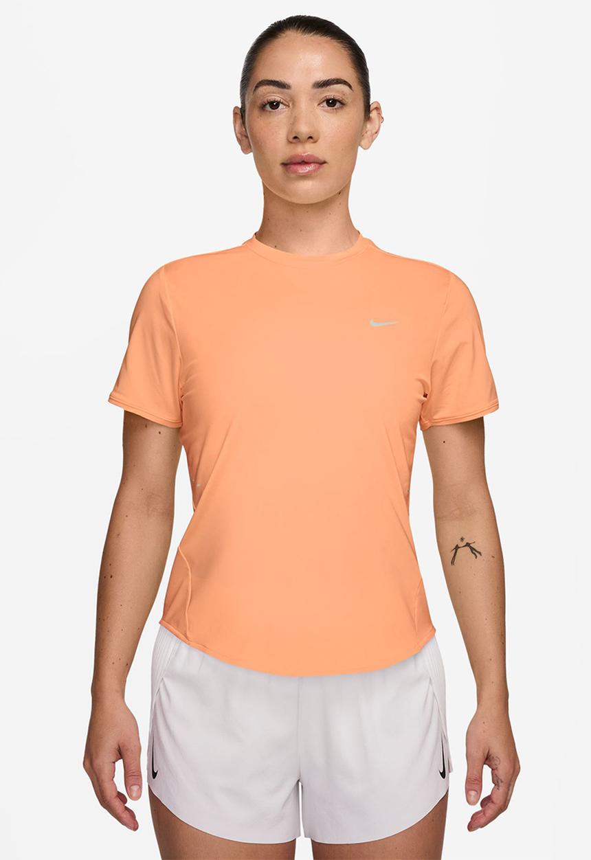 Nike - W Nk Swift Df Ss Top - Orange Pulse/Reflective Silv