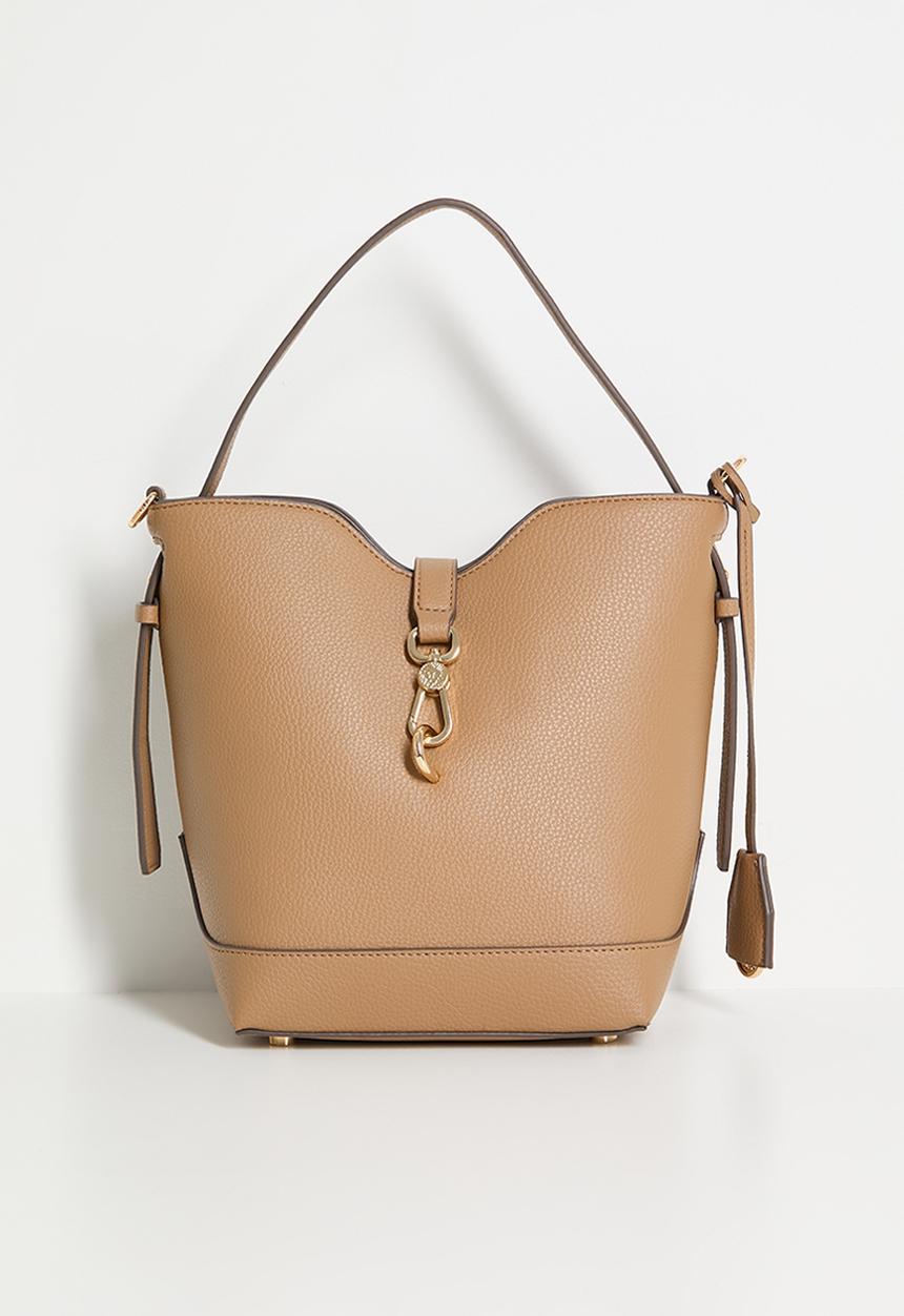 Anne Klein - Cambodia Bucket W/ Detachable Strap Bag-Mocha