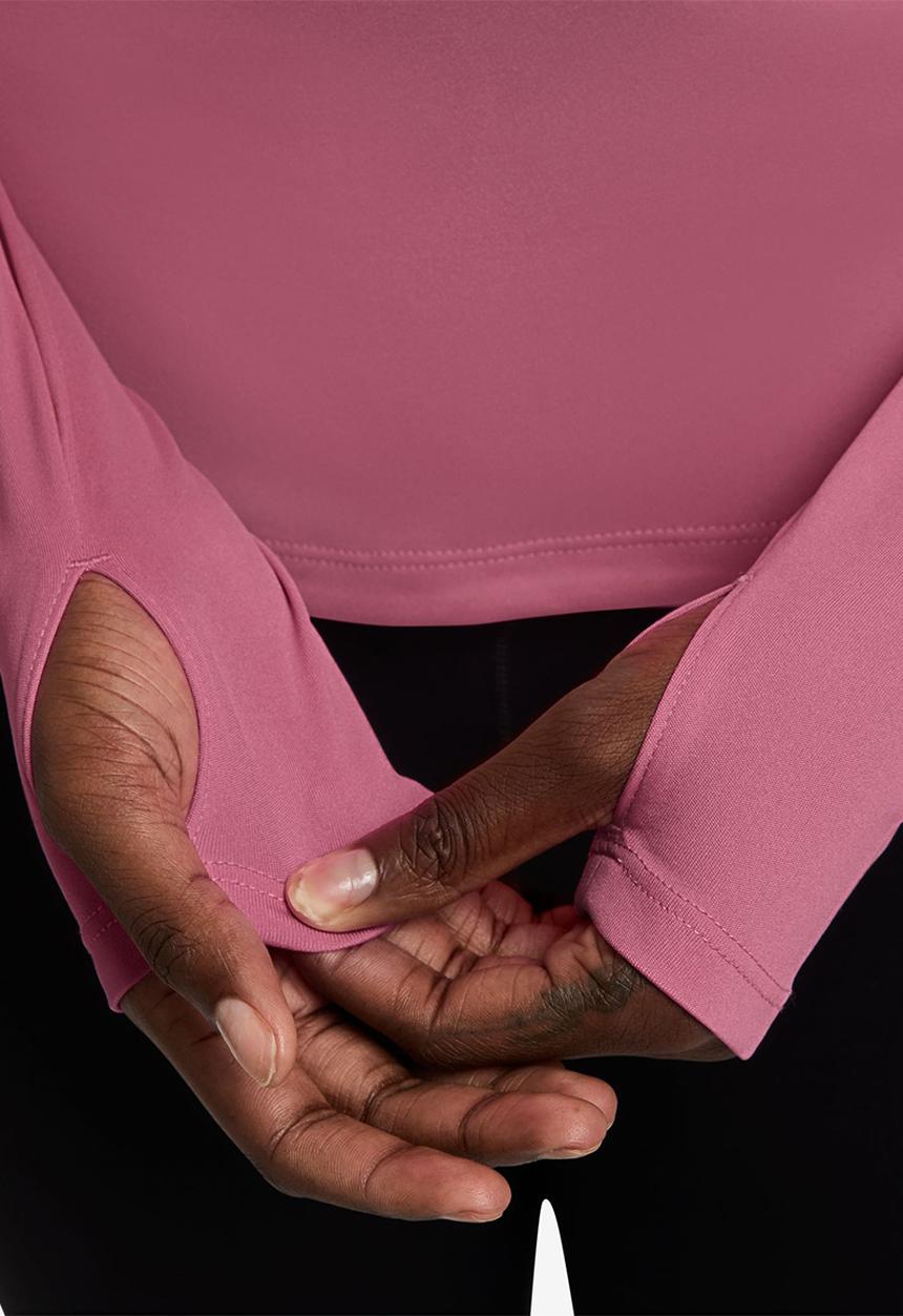 Nike - W Nk Tempo Swsh Hbr Df Hz Top - Peony/White