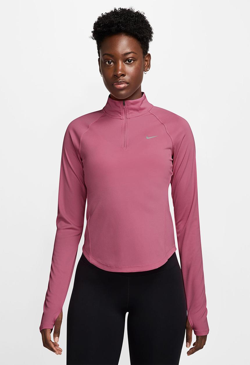 W Nk Tempo Swsh Hbr Df Hz Top - Peony/White