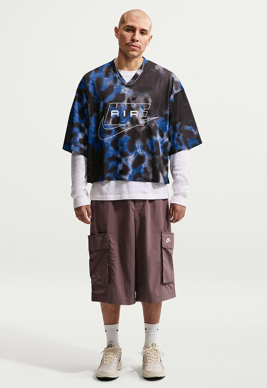 Nike - NIKE AIR Football  AOP Jersey - Blue