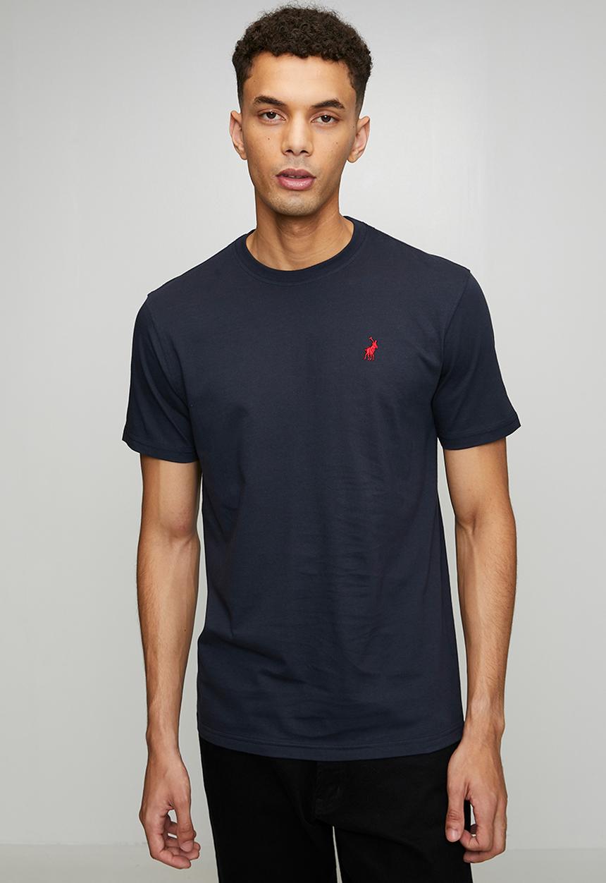 POLO - Jensen Rubber Badge Short Sleeve Tee - Navy