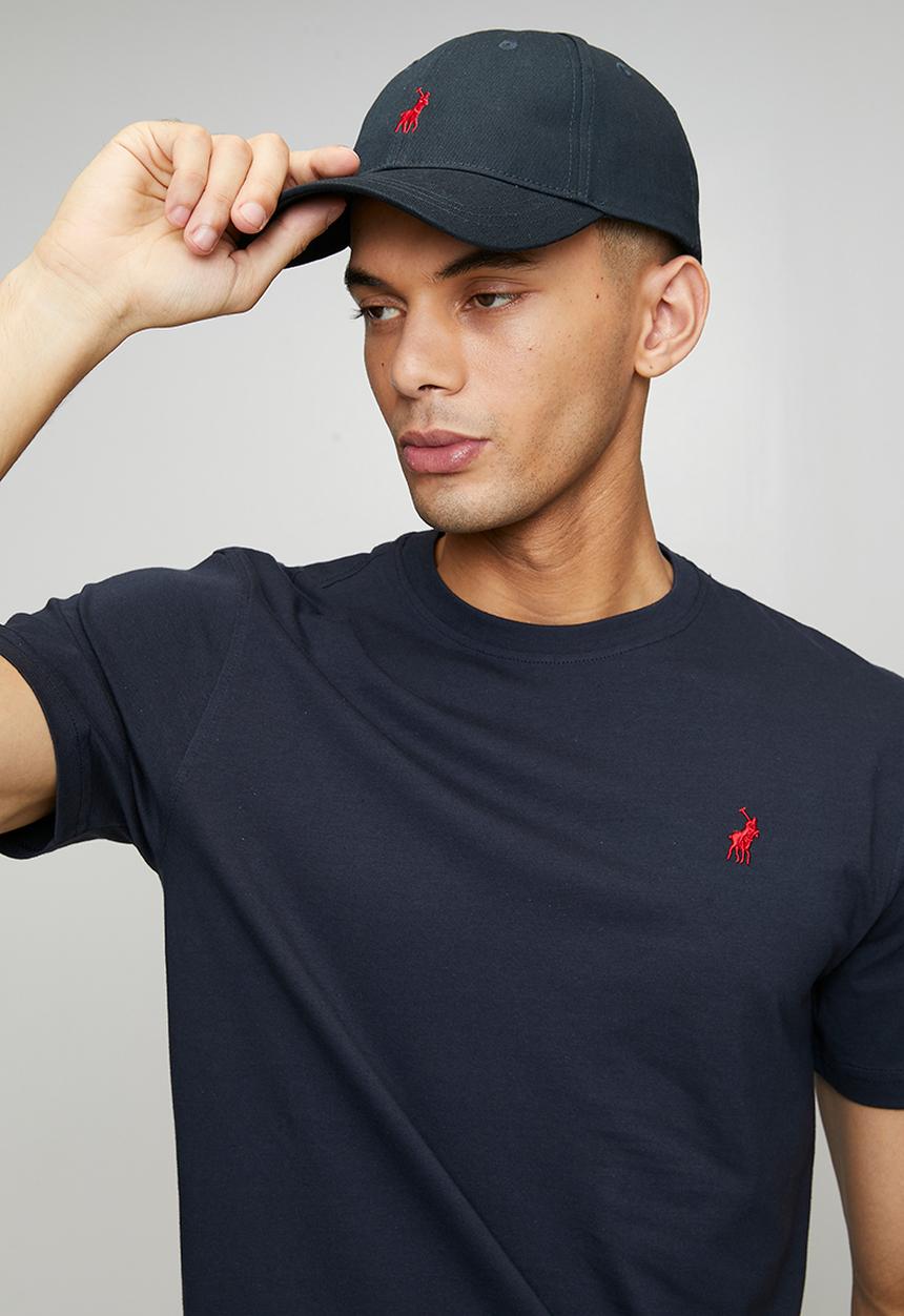 POLO - Jensen Rubber Badge Short Sleeve Tee - Navy