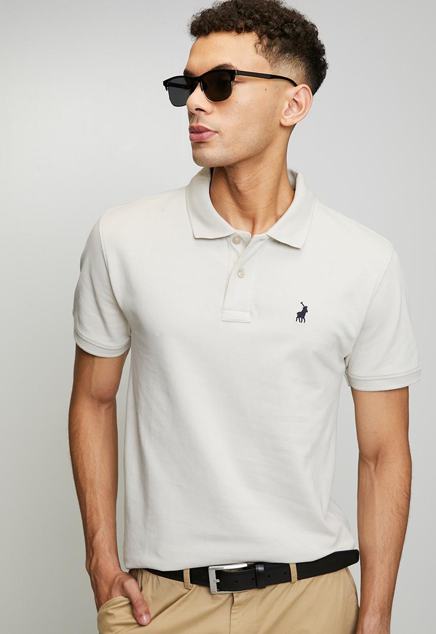 POLO - Carter Essential Pique Short sleeve Golfer - Light Grey
