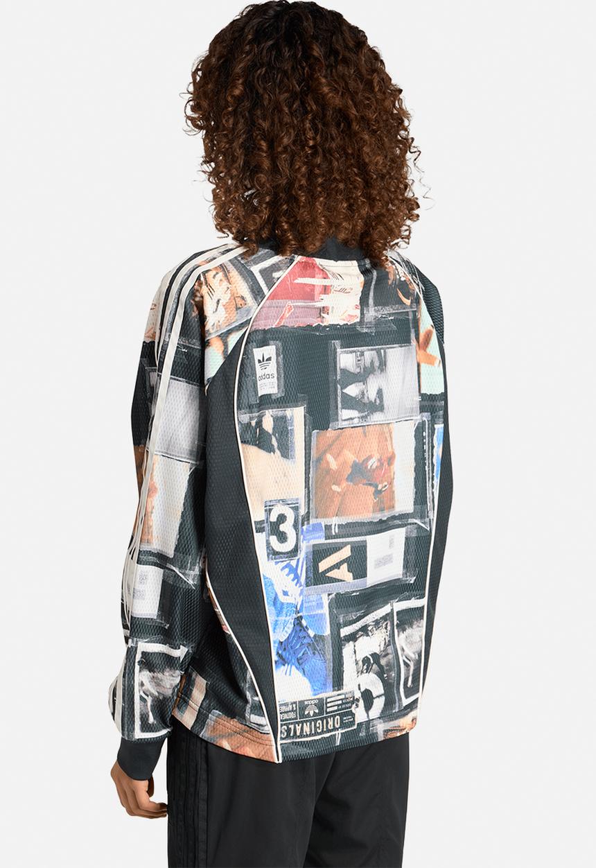 adidas Originals - Mesh Gfx Jersey Ls - Multi Color