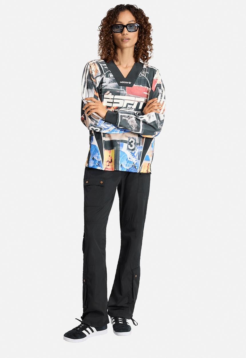 adidas Originals - Mesh Gfx Jersey Ls - Multi Color