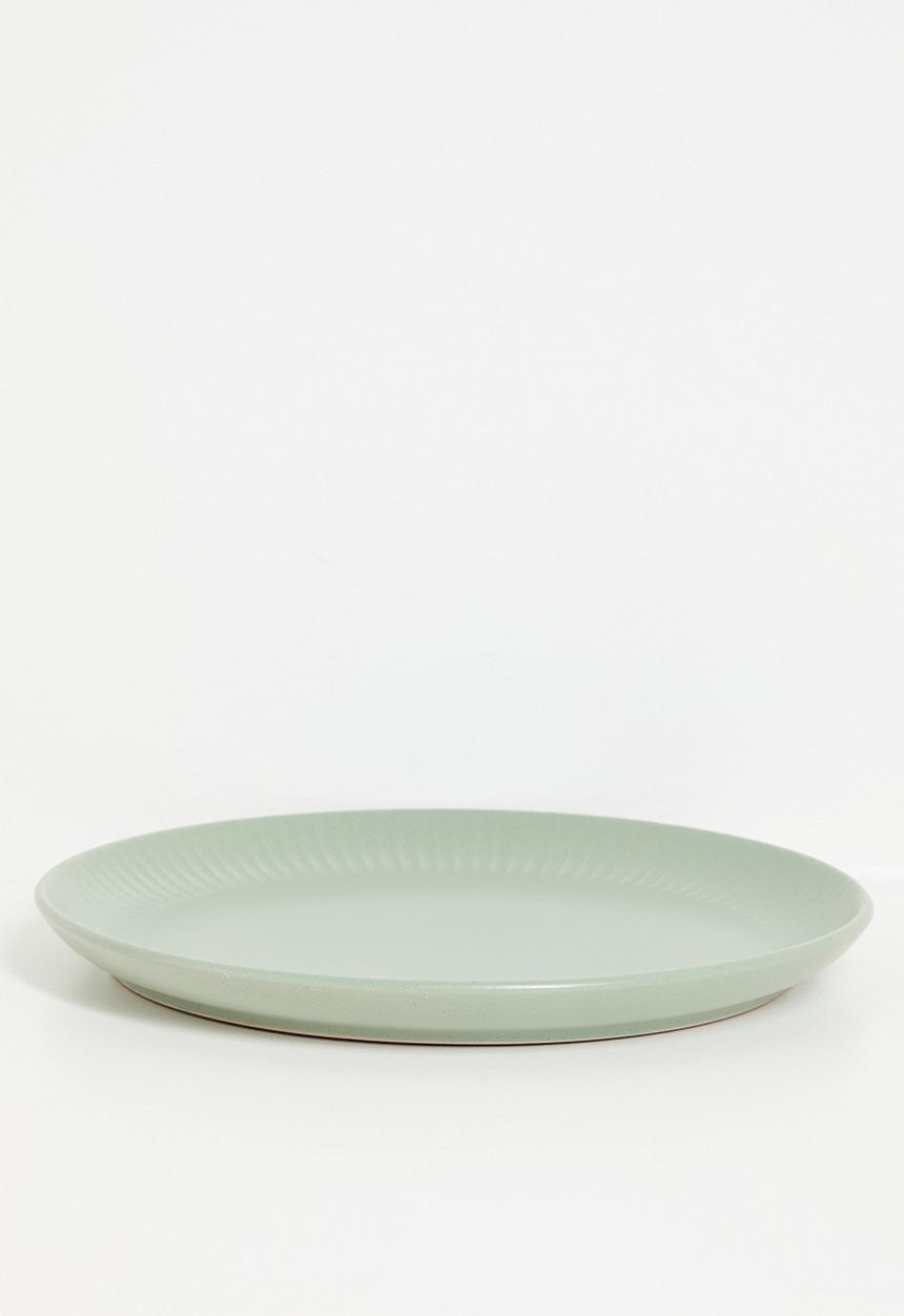 Excellent Houseware - Embossed dinner plate - Green