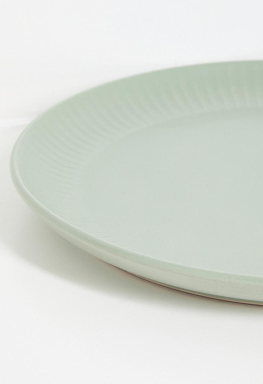Excellent Houseware - Embossed dinner plate - Green
