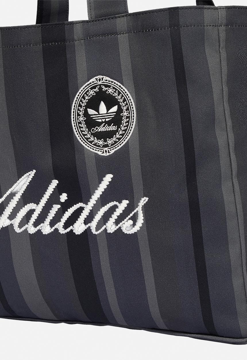 adidas Performance - Canvas Tote Bag - Grey/Black