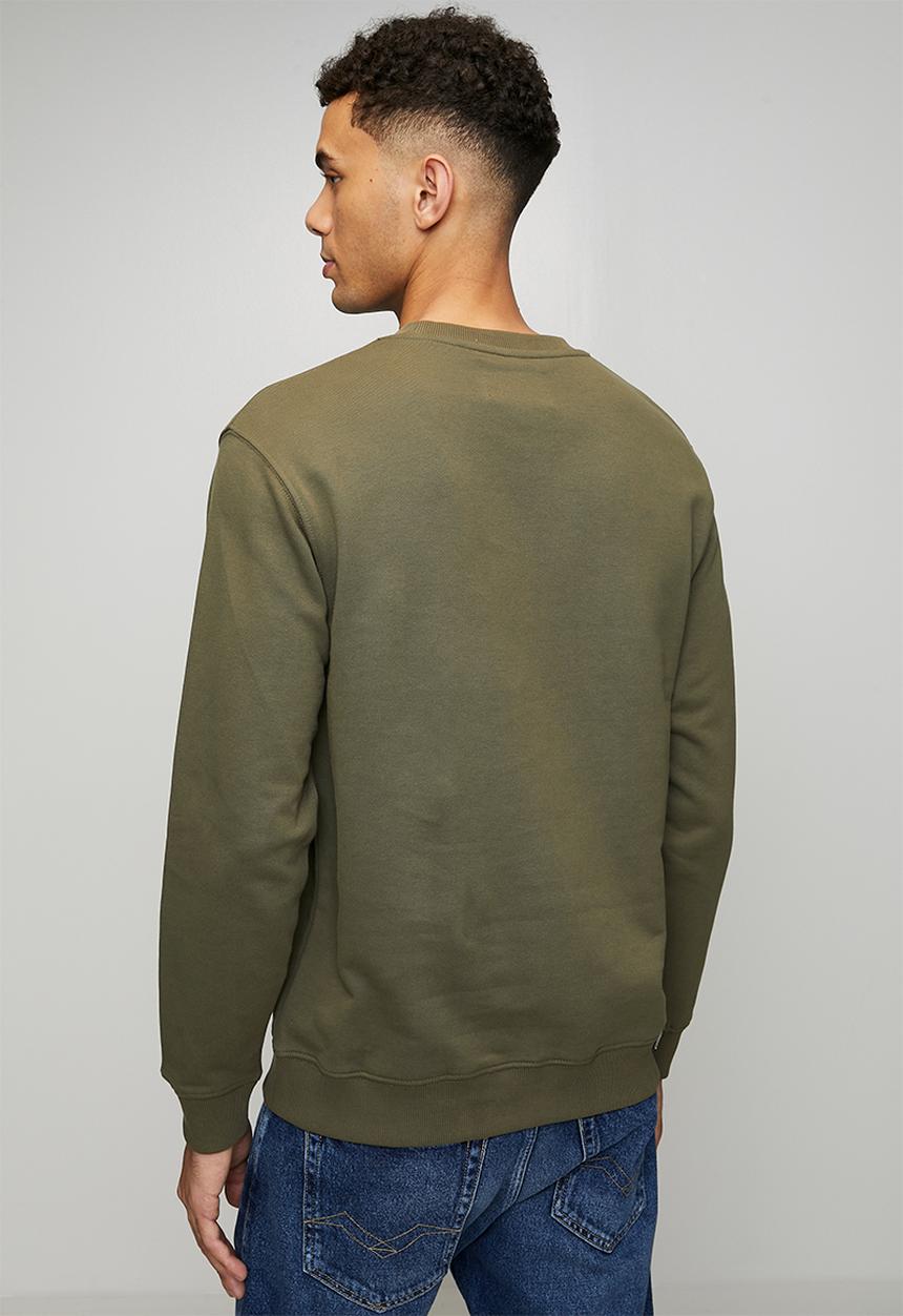 Replay - Cotton Terry Fleece Sweater - Green