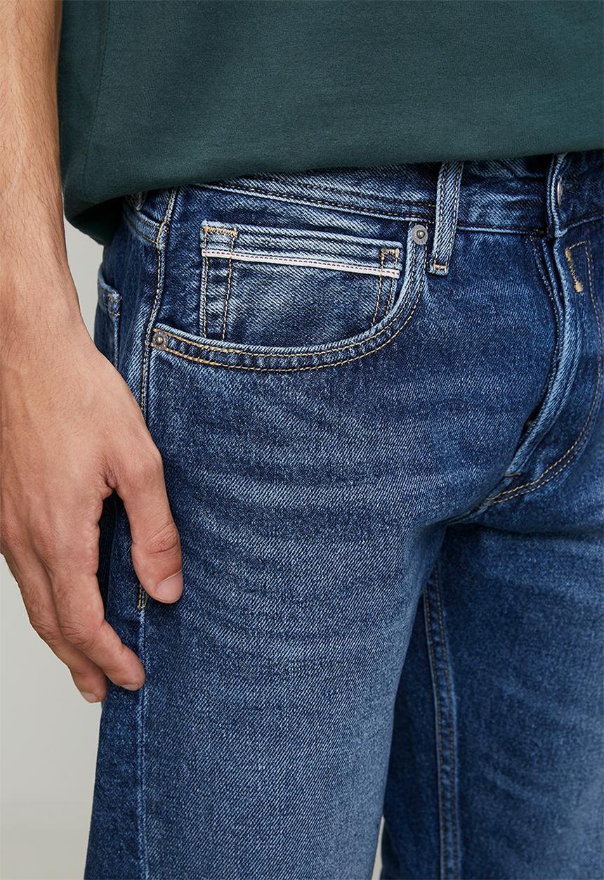 Replay - 12 Oz Cotton Denim Jean - Blue Indigo 
